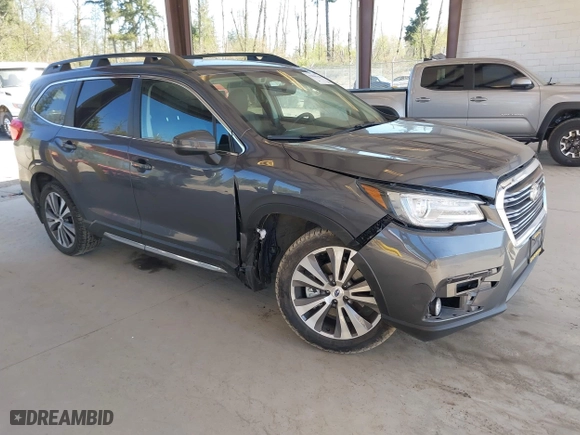 2021 Subaru Ascent Limited with VIN 4S4WMAMD7M3458832, listed as a IAAI auction lot 42046786 with 48,086 mi miles. Bid and sale history available at carsss.com. Image 1.