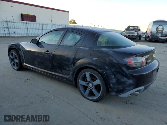 2004 Mazda RX-8 with VIN JM1FE173840127019, listed as a Copart auction lot 88172815 with 151,934 mi miles and Salvage Title. Bid and sale history available at carsss.com. Image 2.