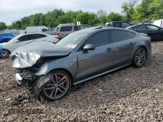 2017 Audi A7 Competition Prestige with VIN WAUW3AFCXHN030885, listed as a Copart auction lot 58394615 with 75,764 mi miles and Salvage title. Bid and sale history available at DreamBid. Image 1.
