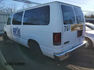 2008 Ford Econoline Passenger XL with VIN 1FBNE31LX8DB16560, listed as a Copart auction lot 80282833 with Not Provided miles and Salvage Title. Bid and sale history available at DreamBid. Image 2.