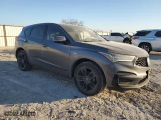 2019 Acura RDX w/A-Spec Pkg with VIN 5J8TC1H6XKL008449, listed as a Copart auction lot 85813864 with 110,205 mi miles and Salvage Title. Bid and sale history available at carsss.com. Image 4.