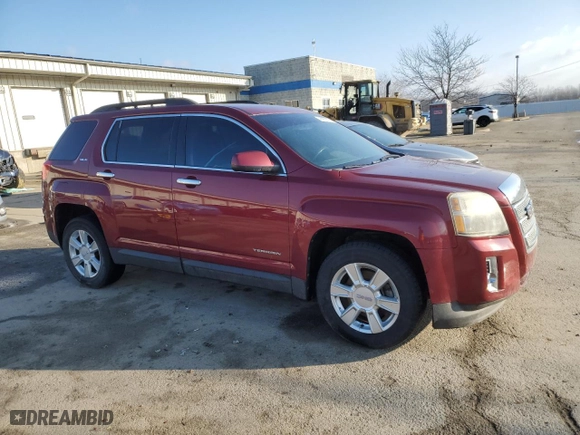 2011 GMC Terrain SLE-2 with VIN 2CTALSEC9B6224425, listed as a Copart auction lot 46997675 with 140,544 mi miles and Salvage Title. Bid and sale history available at carsss.com. Image 4.