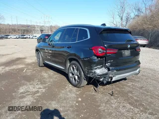 2024 BMW X3 xDrive30i with VIN 5UX53DP03R9X02816, listed as a IAAI auction lot 41826664 with 9,571 mi miles and . Bid and sale history available at DreamBid. Image 3.