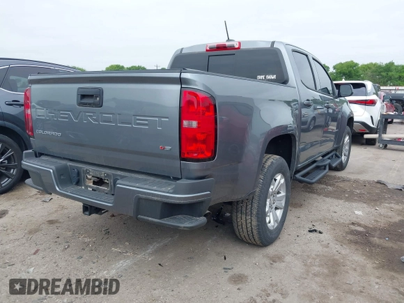 2022 Chevrolet Colorado 2WD LT with VIN 1GCGSCEN1N1316636, listed as a IAAI auction lot 41915633 with 17,450 mi miles and . Bid and sale history available at DreamBid. Image 4.