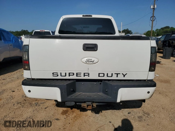 2008 Ford Super Duty F-250 SRW XL with VIN 1FTSW21R78EC34327, listed as a Copart auction lot 51926925 with 0 mi miles and Salvage Title. Bid and sale history available at carsss.com. Image 6.