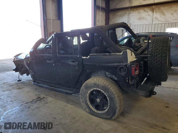 2011 Jeep Wrangler Unlimited Sport with VIN 1J4BA3H1XBL514681, listed as a Copart auction lot 49773154 with 0 mi miles and Salvage Title. Bid and sale history available at carsss.com. Image 2.