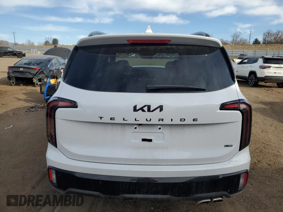 2025 Kia Telluride SX X-Line с VIN 5XYP5DGC6SG594579, выставлен на аукционе Copart как лот 48761095 с пробегом 466 миль миль и Списание • Salvage title. История ставок и продаж доступна на DreamBid. Изображение 6.