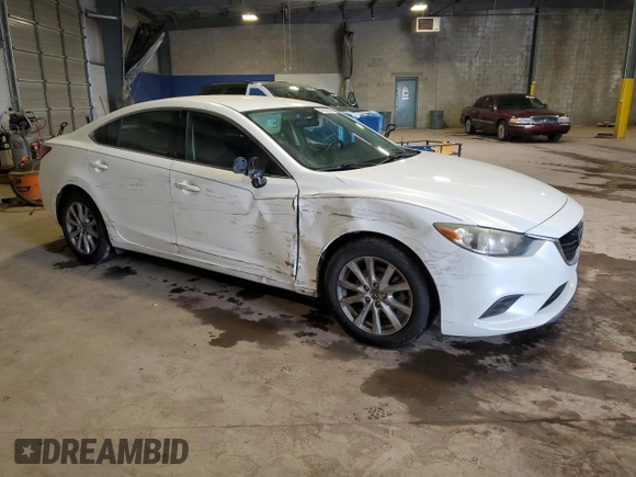 2014 Mazda 6 i Sport with VIN JM1GJ1U64E1116867, listed as a Copart auction lot 53652345 with 132,144 mi miles and Salvage Title. Bid and sale history available at carsss.com. Image 4.