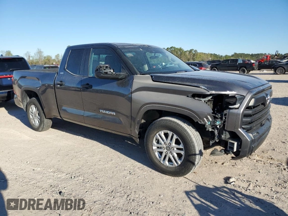 2023 Toyota Tundra 2WD SR5 with VIN 5TFLA5AA6PX026179, listed as a Copart auction lot 49860345 with 19,714 mi miles and Salvage Title. Bid and sale history available at carsss.com. Image 4.