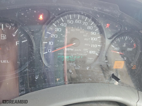 2003 Chevrolet Impala with VIN 2G1WF52E839441442, listed as a Copart auction lot 43452325 with 223,462 mi miles and Non Repairable. Bid and sale history available at carsss.com. Image 9.