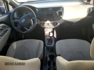 2012 Kia Rio LX with VIN KNADM5A30C6039861, listed as a Copart auction lot 80393173 with 114,773 mi miles and Salvage Title. Bid and sale history available at carsss.com. Image 8.