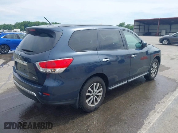 2015 Nissan Pathfinder SV z VIN 5N1AR2MM0FC621468, wystawiony jako IAAI lot #42204906 z przebiegiem 141 795 mil mil oraz . Historia ofert i sprzedaży dostępna na DreamBid. Obrazek 4.