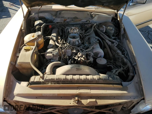 1981 Mercedes-Benz 380 380SL with VIN WDBBA45A7BB000937, listed as a Copart auction lot 83370134 with 155,687 mi miles and Clean Title. Bid and sale history available at carsss.com. Image 11.