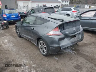 2013 Honda CR-Z with VIN JHMZF1D40DS001277, listed as a IAAI auction lot 41352871 with 81,423 mi miles. Bid and sale history available at carsss.com. Image 3.