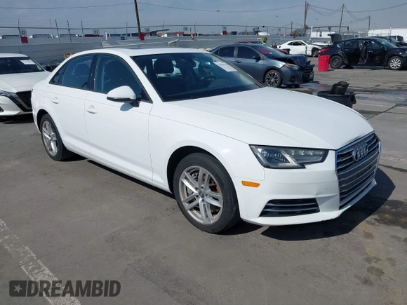 2017 Audi A4 Premium with VIN WAUGNAF46HN021107, listed as a IAAI auction lot 41593316 with 103,205 mi miles. Bid and sale history available at carsss.com. Image 1.
