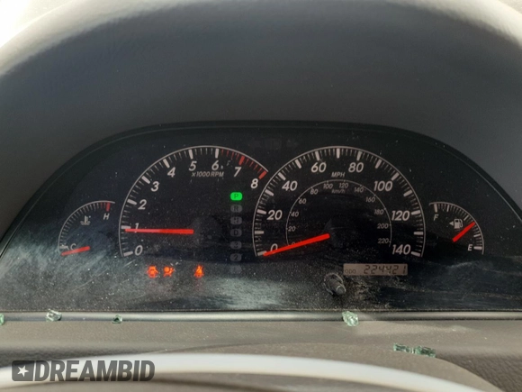 2005 Toyota Camry LE z VIN 4T1BE30KX5U617902, wystawiony jako Copart lot #56540005 z przebiegiem 224 421 mil mil oraz Szkoda całkowita • Salvage title. Historia ofert i sprzedaży dostępna na DreamBid. Obrazek 9.