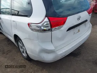 2011 Toyota Sienna with VIN 5TDZK3DC3BS058823, listed as a IAAI auction lot 41654859 with 227,969 mi miles. Bid and sale history available at carsss.com. Image 6.
