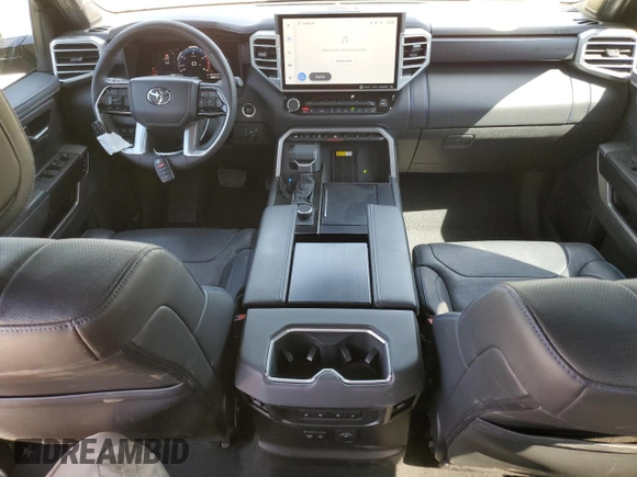 2023 Toyota Tundra Platinum with VIN 5TFNA5DBXPX073809, listed as a Copart auction lot 51221005 with 60,726 mi miles and Salvage title. Bid and sale history available at DreamBid. Image 8.