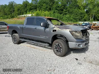 2016 Nissan Titan XD Platinum Reserve with VIN 1N6BA1F27GN503829, listed as a Copart auction lot 65203924 with 0 mi miles and Salvage Title. Bid and sale history available at carsss.com. Image 4.