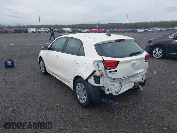 2022 Kia Rio S with VIN 3KPA25AD1NE437453, listed as a IAAI auction lot 41965684 with 78,420 mi miles and . Bid and sale history available at DreamBid. Image 3.