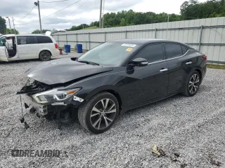 2016 Nissan Maxima SV with VIN 1N4AA6AP7GC442739, listed as a Copart auction lot 55164605 with 47,933 mi miles and Salvage title. Bid and sale history available at DreamBid. Image 1.