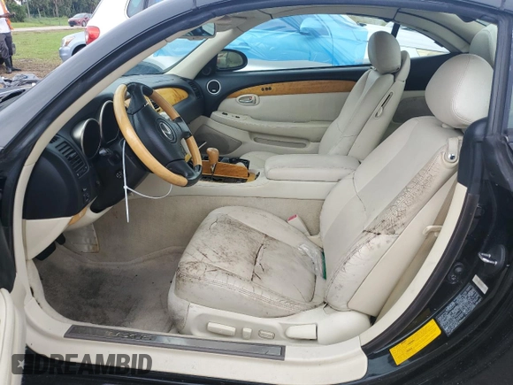 2002 Lexus SC with VIN JTHFN48Y320005577, listed as a Copart auction lot 75085314 with Not Provided miles and Non Repairable. Bid and sale history available at carsss.com. Image 7.