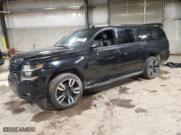 2020 Chevrolet Suburban LT with VIN 1GNSCHKC1LR141334, listed as a Copart auction lot 85722014 with 0 mi miles and Salvage Title. Bid and sale history available at carsss.com. Image 1.