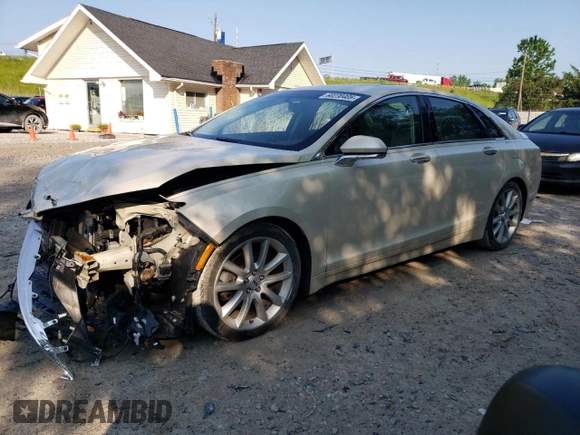 2015 Lincoln MKZ z VIN 3LN6L2JK4FR629312, wystawiony jako Copart lot #60230405 z przebiegiem 79 570 mil mil oraz Szkoda całkowita • Salvage title. Historia ofert i sprzedaży dostępna na DreamBid. Obrazek 1.