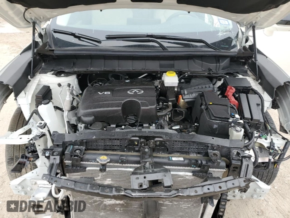 2024 Infiniti QX60 Luxe with VIN 5N1DL1FSXRC337371, listed as a Copart auction lot 46579505 with 11,104 mi miles and Clean title. Bid and sale history available at DreamBid. Image 12.