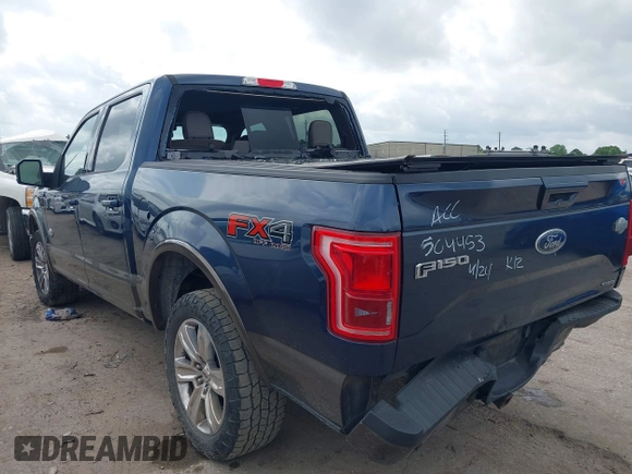 2015 Ford F-150 XLT with VIN 1FTEW1EF5FFB69427, listed as a IAAI auction lot 42130485 with 132,866 mi miles and . Bid and sale history available at DreamBid. Image 3.
