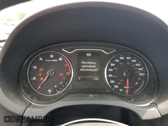 2015 Audi A3 Premium with VIN WAUBFGFF9F1054585, listed as a Copart auction lot 59415235 with 158,818 mi miles and Clean title. Bid and sale history available at DreamBid. Image 9.
