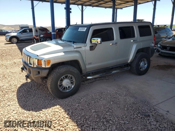 2006 Hummer H3 z VIN 5GTDN136468164301, wystawiony jako Copart lot #56389095 z przebiegiem 132 134 mil mil oraz Szkoda całkowita • Salvage title. Historia ofert i sprzedaży dostępna na DreamBid. Obrazek 1.