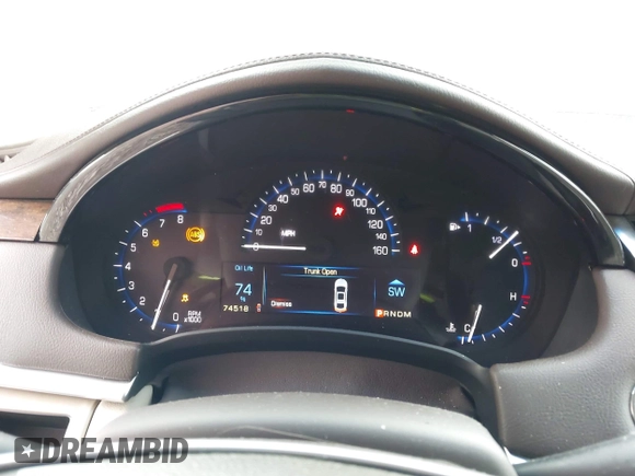 2014 Cadillac XTS Luxury with VIN 2G61M5S32E9231544, listed as a IAAI auction lot 42340088 with 74,518 mi miles and . Bid and sale history available at DreamBid. Image 7.