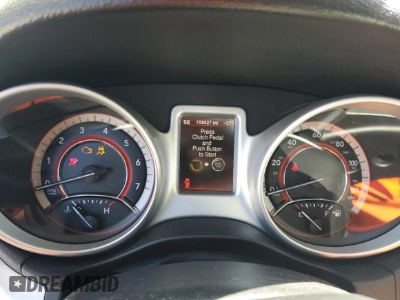 2015 Dodge Journey SXT with VIN 3C4PDCBB6FT691940, listed as a Copart auction lot 49379115 with 108,827 mi miles and Salvage Title. Bid and sale history available at carsss.com. Image 9.