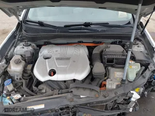 2015 Hyundai Sonata Hybrid Limited with VIN KMHEC4A45FA051854, listed as a IAAI auction lot 41853648 with 160,422 mi miles. Bid and sale history available at carsss.com. Image 10.