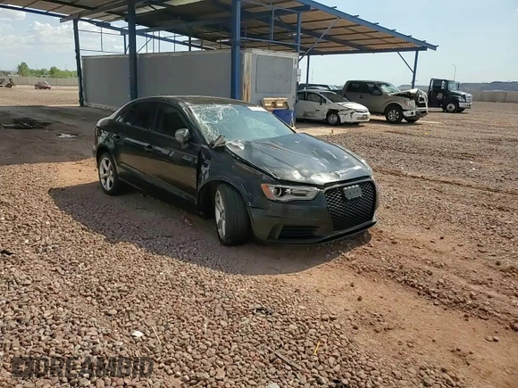 2015 Audi A3 Premium with VIN WAUACGFF2F1012988, listed as a Copart auction lot 59514345 with 80,249 mi miles and Salvage title. Bid and sale history available at DreamBid. Image 13.
