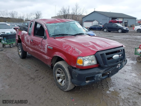 2007 Ford Ranger STX with VIN 1FTYR44U67PA20560, listed as a IAAI auction lot 42016934 with 241,518 mi miles. Bid and sale history available at carsss.com. Image 1.