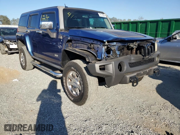 2006 Hummer H3 with VIN 5GTDN136468286608, listed as a Copart auction lot 76118354 with 247,067 mi miles and Salvage Title. Bid and sale history available at carsss.com. Image 4.