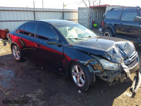 2014 Chevrolet Cruze 2LT with VIN 1G1PE5SB6E7159107, listed as a IAAI auction lot 41059239 with 129,312 mi miles. Bid and sale history available at carsss.com. Image 1.