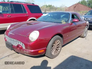 2004 Ford Thunderbird Deluxe with VIN 1FAHP60A34Y110824, listed as a IAAI auction lot 42155374 with 77,042 mi miles. Bid and sale history available at carsss.com. Image 17.