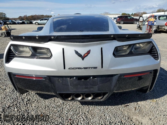 2015 Chevrolet Corvette Z06 3LZ with VIN 1G1YT2D64F5600013, listed as a Copart auction lot 81901924 with 0 mi miles and Salvage Title. Bid and sale history available at carsss.com. Image 6.