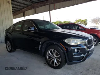 2016 BMW X6 sDrive35i with VIN 5UXKU0C5XG0F92586, listed as a Copart auction lot 76074884 with 110,416 mi miles and Salvage Title. Bid and sale history available at carsss.com. Image 4.