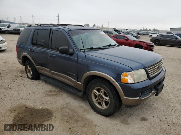 2002 Ford Explorer Eddie Bauer с VIN 1FMZU64W02UA45783, выставлен на аукционе Copart как лот 44639005 с пробегом 175 278 миль миль и Списание • Salvage title. История ставок и продаж доступна на DreamBid. Изображение 4.