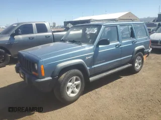 1997 Jeep Cherokee Sport with VIN 1J4FJ68S1VL584361, listed as a Copart auction lot 55081095 with 197,320 mi miles and Salvage title. Bid and sale history available at DreamBid. Image 1.