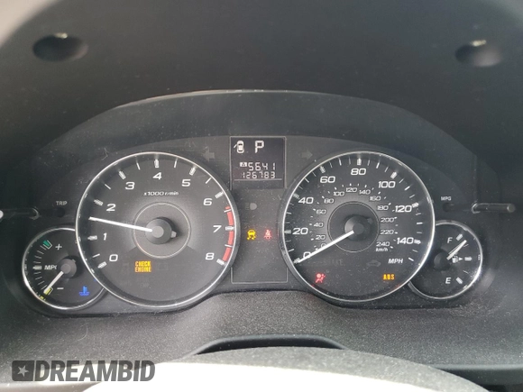 2012 Subaru Legacy 2.5i Premium with VIN 4S3BMBC69C3014152, listed as a Copart auction lot 54122755 with 126,783 mi miles and Salvage Title. Bid and sale history available at carsss.com. Image 9.