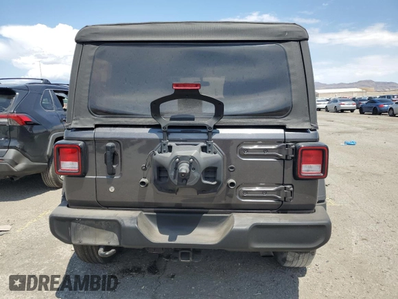 2018 Jeep Wrangler Unlimited Sport z VIN 1C4HJXDG3JW281306, wystawiony jako Copart lot #55326295 z przebiegiem 106 629 mil mil oraz Szkoda całkowita • Salvage title. Historia ofert i sprzedaży dostępna na DreamBid. Obrazek 6.