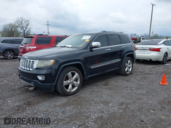 2012 Jeep Grand Cherokee Overland with VIN 1C4RJECT3CC281835, listed as a IAAI auction lot 41994148 with 145,741 mi miles. Bid and sale history available at carsss.com. Image 2.