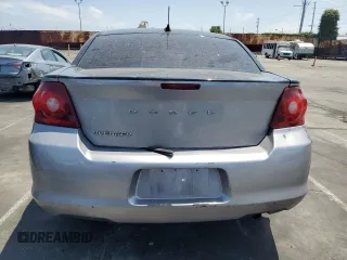 2014 Dodge Avenger SE with VIN 1C3CDZAB4EN182323, listed as a Copart auction lot 61045705 with 166,713 mi miles and Salvage title. Bid and sale history available at DreamBid. Image 6.