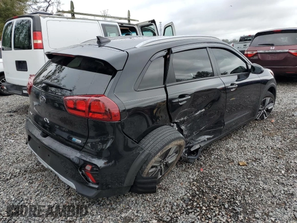 2020 Kia Niro LXS with VIN KNDCB3LCXL5392393, listed as a Copart auction lot 46818475 with 42,306 mi miles and Salvage Title. Bid and sale history available at carsss.com. Image 3.
