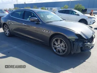 2015 Maserati Quattroporte S Q4 z VIN ZAM56RRA8F1134208, wystawiony jako IAAI lot #41857398 z przebiegiem 105 151 mil mil oraz . Historia ofert i sprzedaży dostępna na DreamBid. Obrazek 1.